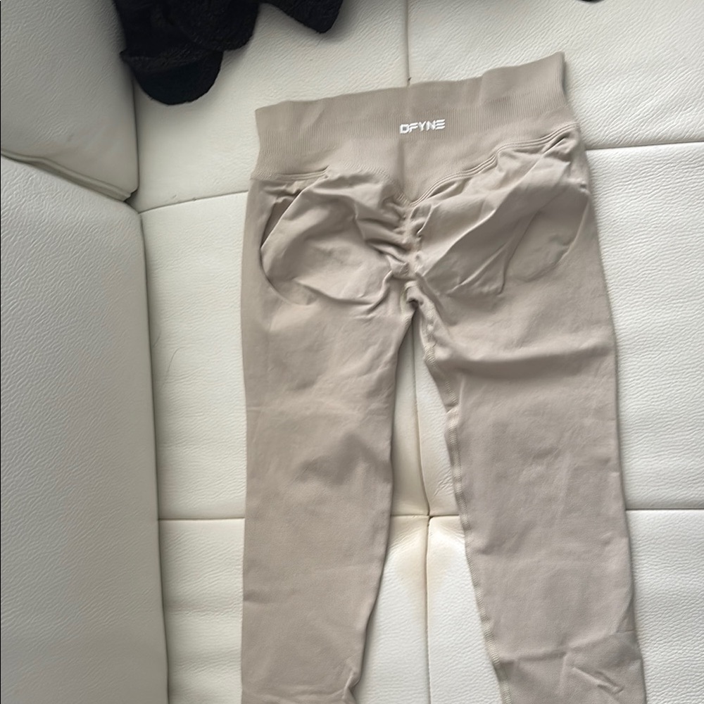 Dfyne Tan Leggings